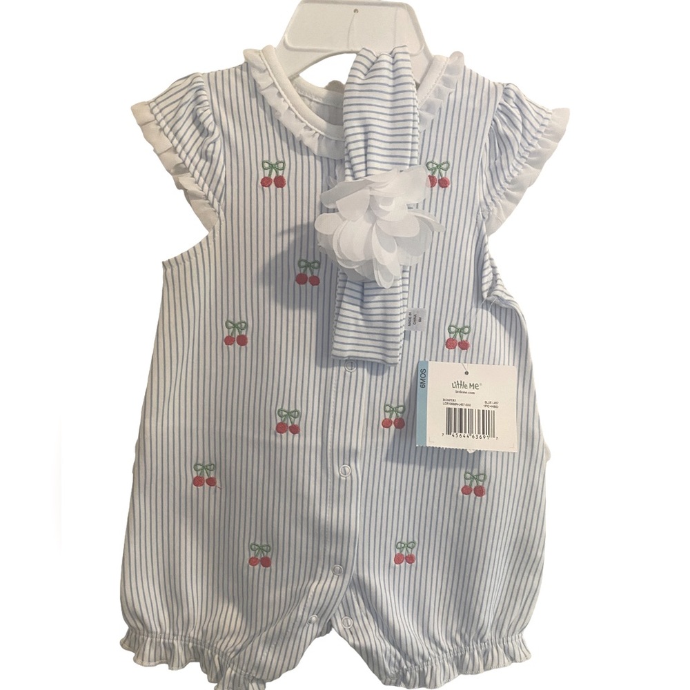 Little Me Cherry Romper